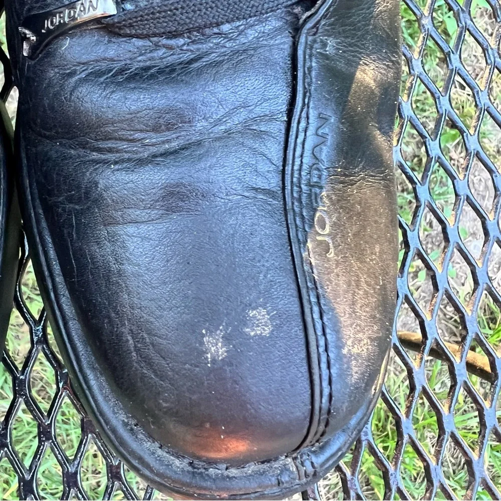 Vintage Nike Air Jordan Jumpman Two 3 Profiler Boots Black Leather Size 12